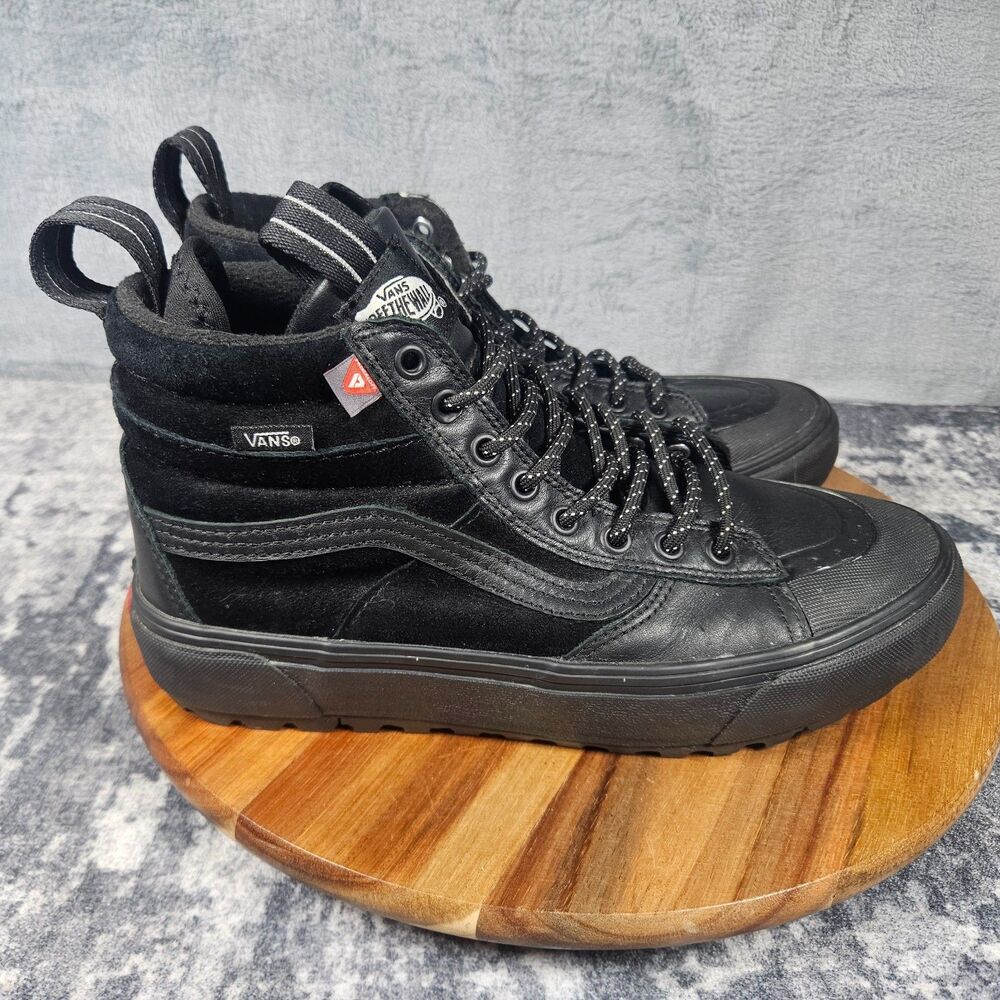 VANS Sk8-Hi MTE-2 Black Shoes Boots Waterproof Insulated Men’s 8 / Women’s 9.5
